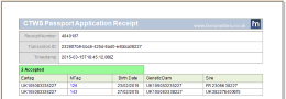 Farm Matters Cattle Tracing System Receipt